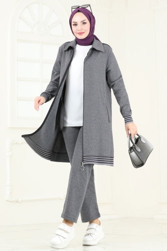 moda selvim Combined PL9099 Gray - Thumbnail