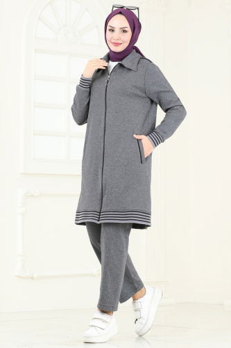 moda selvim Combined PL9099 Gray - Thumbnail