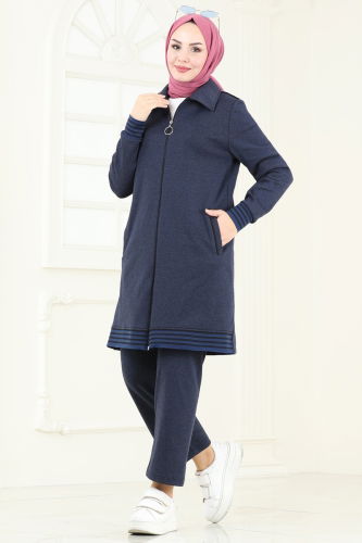 moda selvim Combined PL9099 Navy Blue - Thumbnail