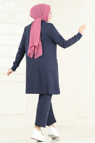 moda selvim Combined PL9099 Navy Blue - Thumbnail