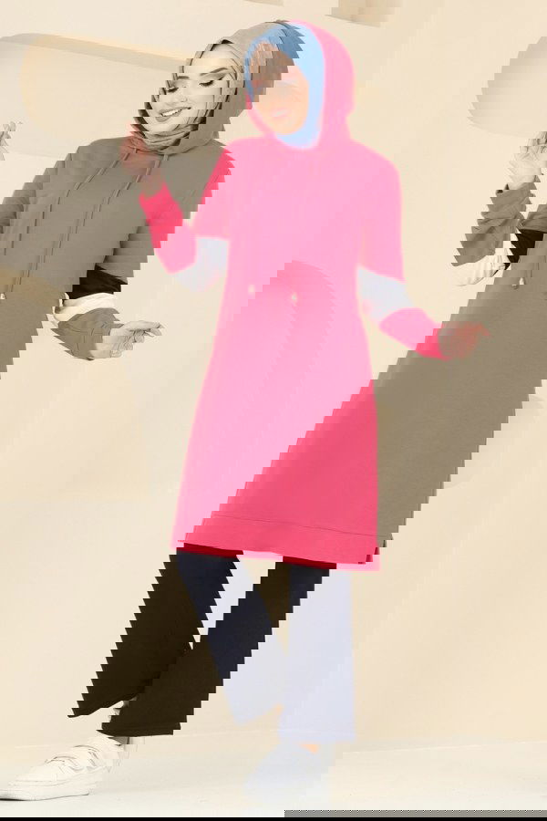 Modaselvim NET 20%+20% DISCOUNT IN THE CARD Combined PL9101 Fuchsia&Navy Blue