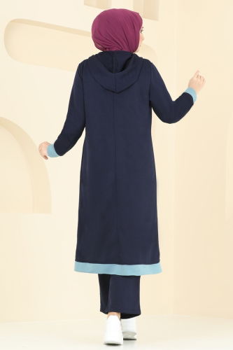 moda selvim Combined PL9107 Navy Blue - Thumbnail