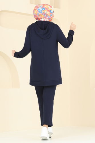 moda selvim Combined PL9112 Navy Blue - Thumbnail