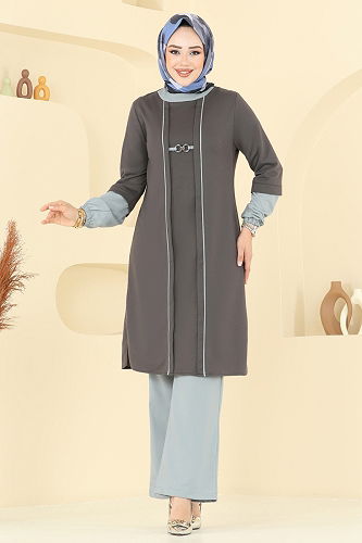 moda selvim Combined PL9119 Anthracite & Gray - Thumbnail