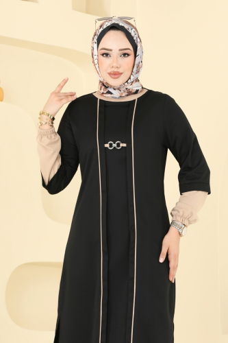 moda selvim Combined PL9119 Black - Thumbnail