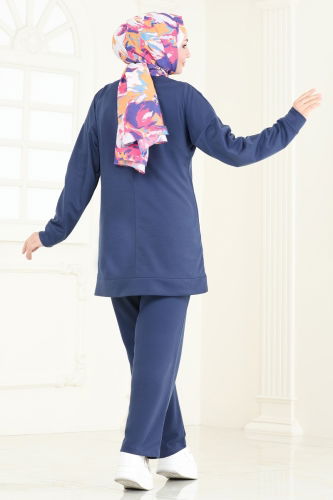 moda selvim طقم ازرق PL9120 - Thumbnail