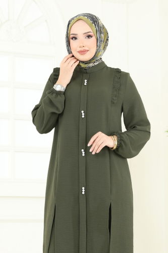moda selvim Combined PL9125 Dark Khaki - Thumbnail