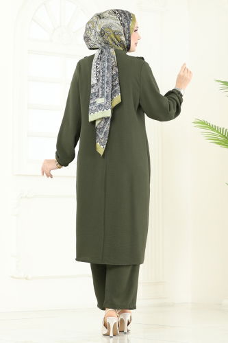 moda selvim Combined PL9125 Dark Khaki - Thumbnail