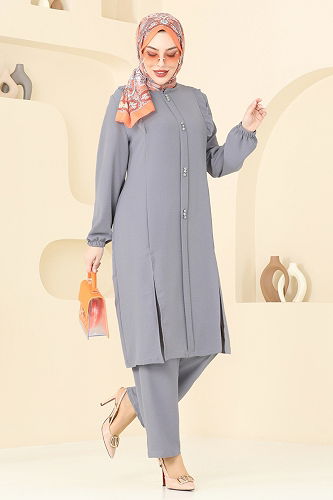 moda selvim Combined PL9125 Gray - Thumbnail