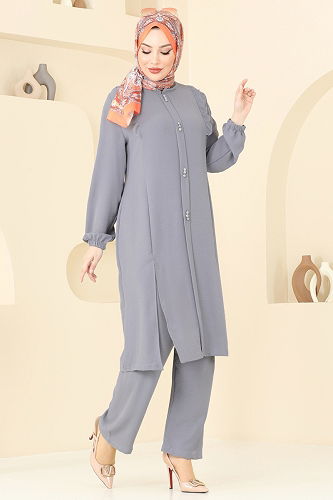 moda selvim Combined PL9125 Gray - Thumbnail