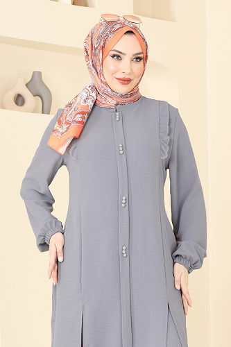 moda selvim Combined PL9125 Gray - Thumbnail