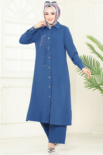 moda selvim Combined PL9127 Indigo - Thumbnail