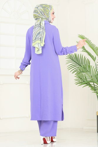 moda selvim Combined PL9127 Lilac - Thumbnail