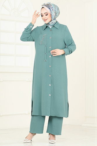 moda selvim Combined PL9127 Mint - Thumbnail