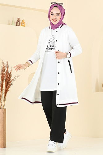 moda selvim طقم اسود سكري PL9134 - Thumbnail