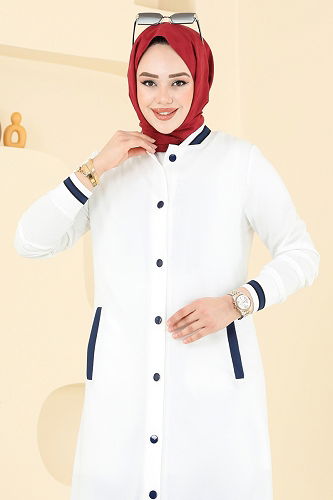 moda selvim طقم أزرق وسكري PL9134 - Thumbnail