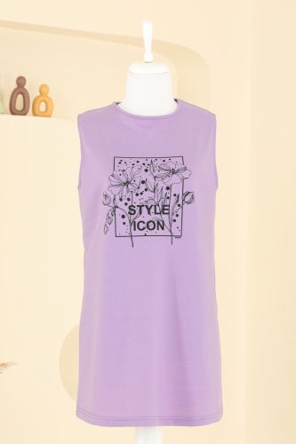moda selvim طقم ليلكي PL9134 - Thumbnail