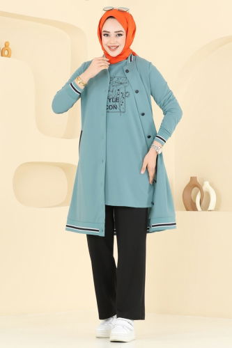 moda selvim Combined PL9134 Mint - Thumbnail