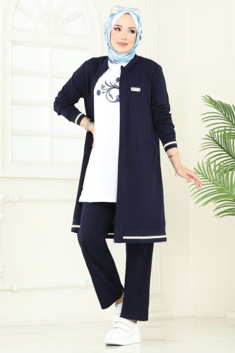moda selvim Combined PL9135 Navy Blue - Thumbnail
