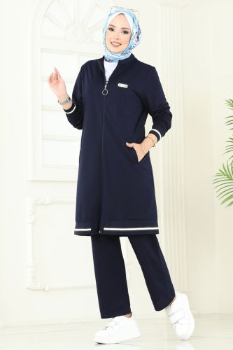 moda selvim Combined PL9135 Navy Blue - Thumbnail