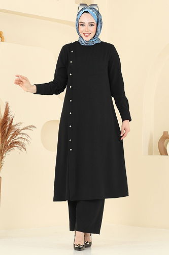 moda selvim Combined PL9136 Black - Thumbnail