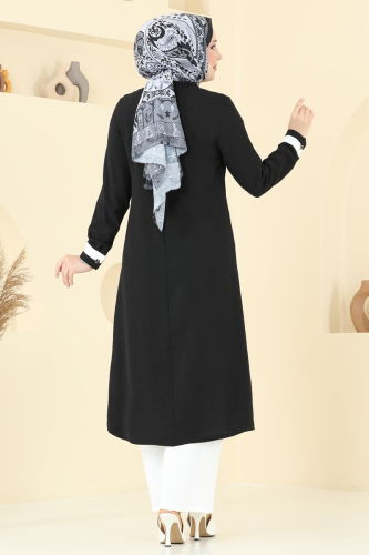 moda selvim Combined PL9137 Black&Ecru - Thumbnail