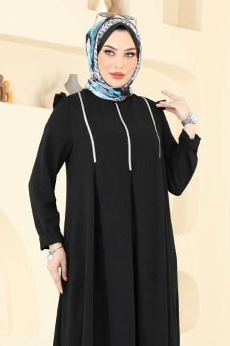 moda selvim طقم أسود PL9139 - Thumbnail