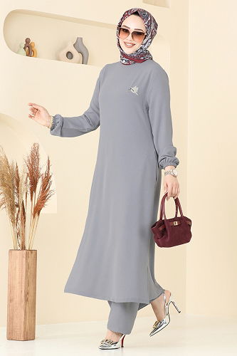 moda selvim Combined PL9143 Gray - Thumbnail