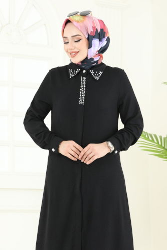 moda selvim طقم أسود PL9144 - Thumbnail