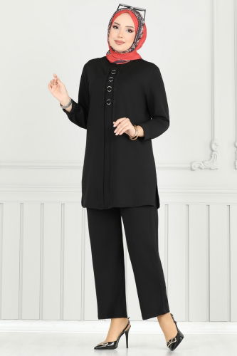 moda selvim Combined PL9146 Black - Thumbnail
