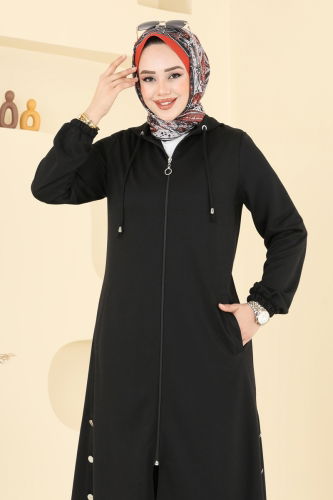moda selvim طقم أسود PL9147 - Thumbnail