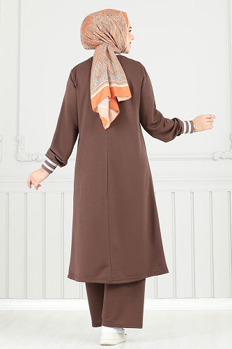 moda selvim Combined PL9148 Brown - Thumbnail