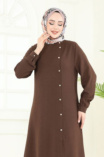 moda selvim Combined PL9149 Brown - Thumbnail