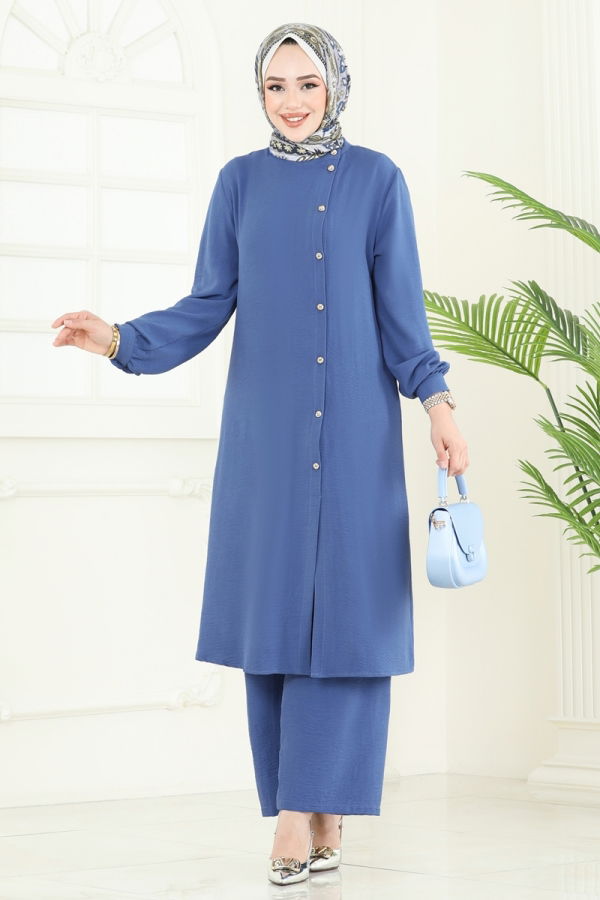 Modaselvim خصم صافٍ20%+20% في سلة التسوق طقم ازرق PL9149