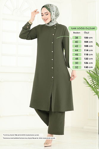 moda selvim Combined PL9149 Khaki - Thumbnail