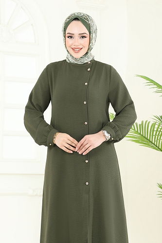 moda selvim طقم اخضر عفني PL9149 - Thumbnail