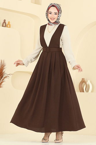 moda selvim Combined PL9152 Brown - Thumbnail