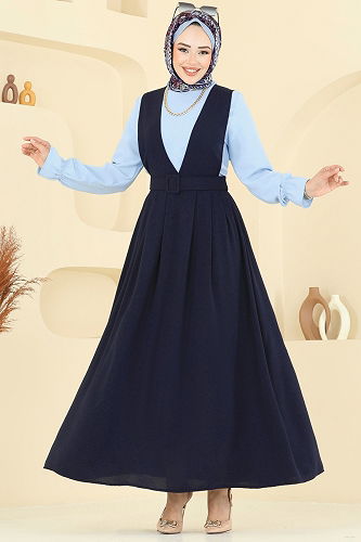 moda selvim Combined PL9152 Light Navy Blue - Thumbnail