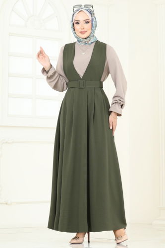 moda selvim طقم رؤية مفتوحة وخاكي PL9152 - Thumbnail
