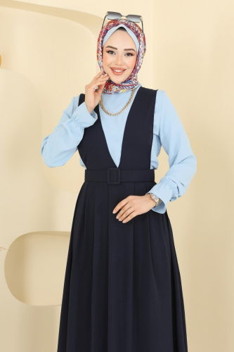 moda selvim طقم كحلي PL9152 - Thumbnail