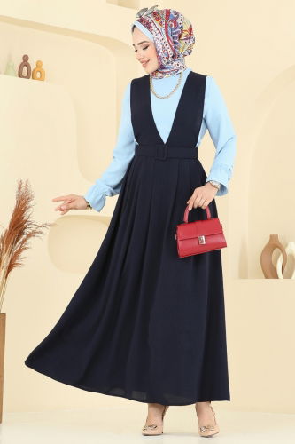 moda selvim طقم كحلي PL9152 - Thumbnail