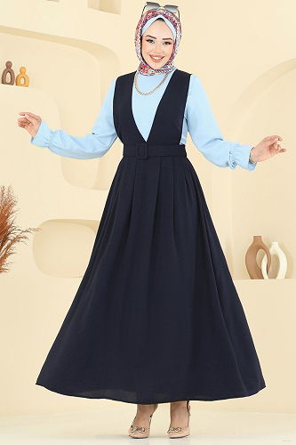 moda selvim طقم كحلي PL9152 - Thumbnail