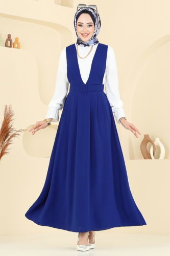 moda selvim طقم نيلي PL9152 - Thumbnail