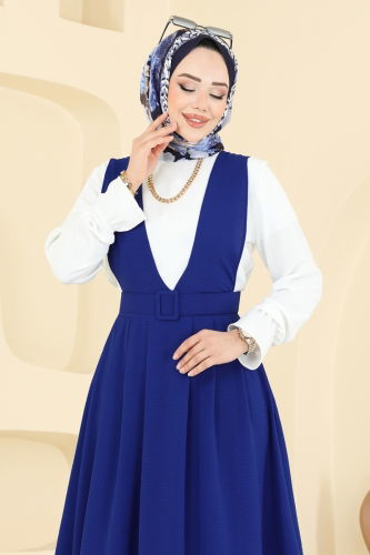 moda selvim طقم نيلي PL9152 - Thumbnail