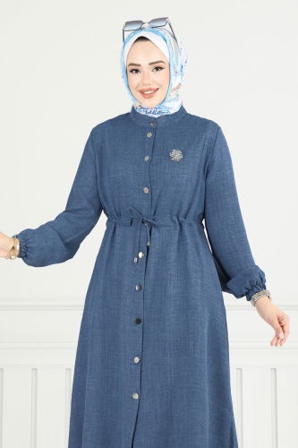 moda selvim طقم ازرق PL9154 - Thumbnail