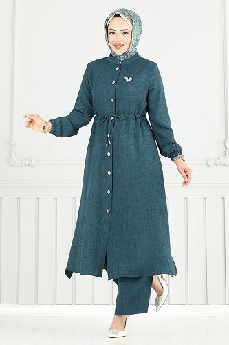 moda selvim طقم بترولي PL9154 - Thumbnail