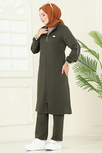 moda selvim Combined PL9164 Khaki - Thumbnail