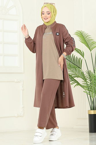 moda selvim Combined PL9164 Light Brown - Thumbnail