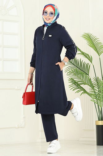 moda selvim Combined PL9164 Navy Blue - Thumbnail