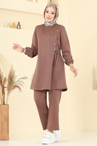 moda selvim Combined PL9166 Light Brown - Thumbnail